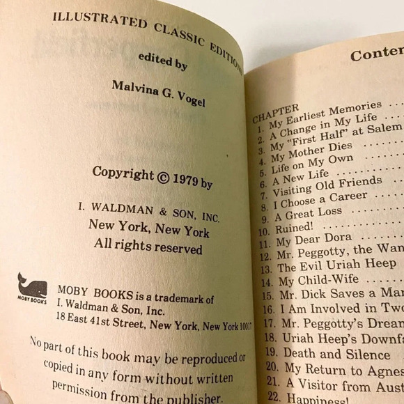 Vintage 1979  David Copperfield by Charles Dickens Illustrated Classic Edition - Picture 8 of 16